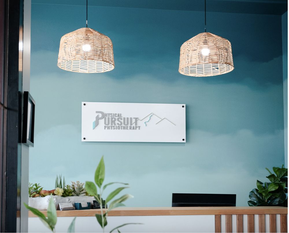The front desk at Physical Pursuit Physiotherapy in Summerland